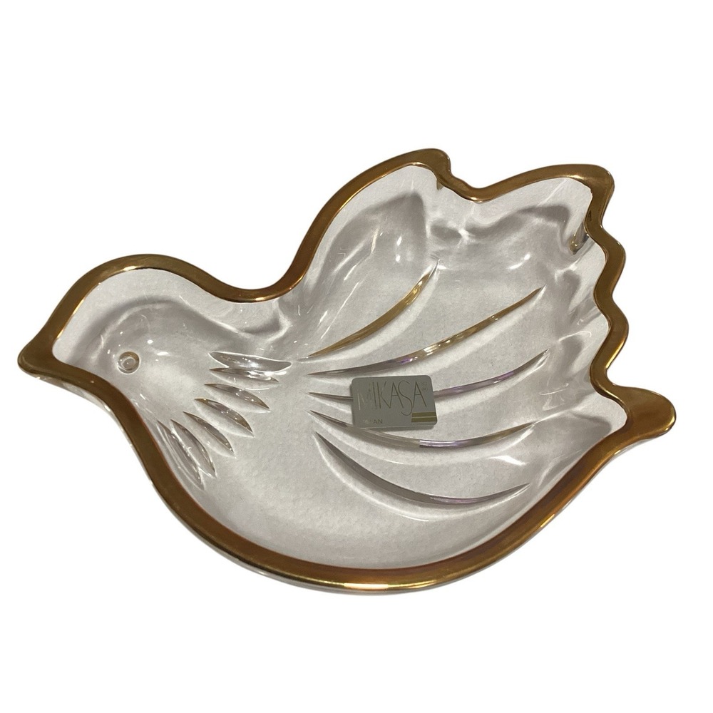 Mikasa Golden Dove‎ Candy Dish Open Box